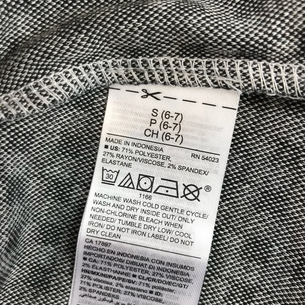 Old Navy Girls Check Puff‎ Sleeve Top